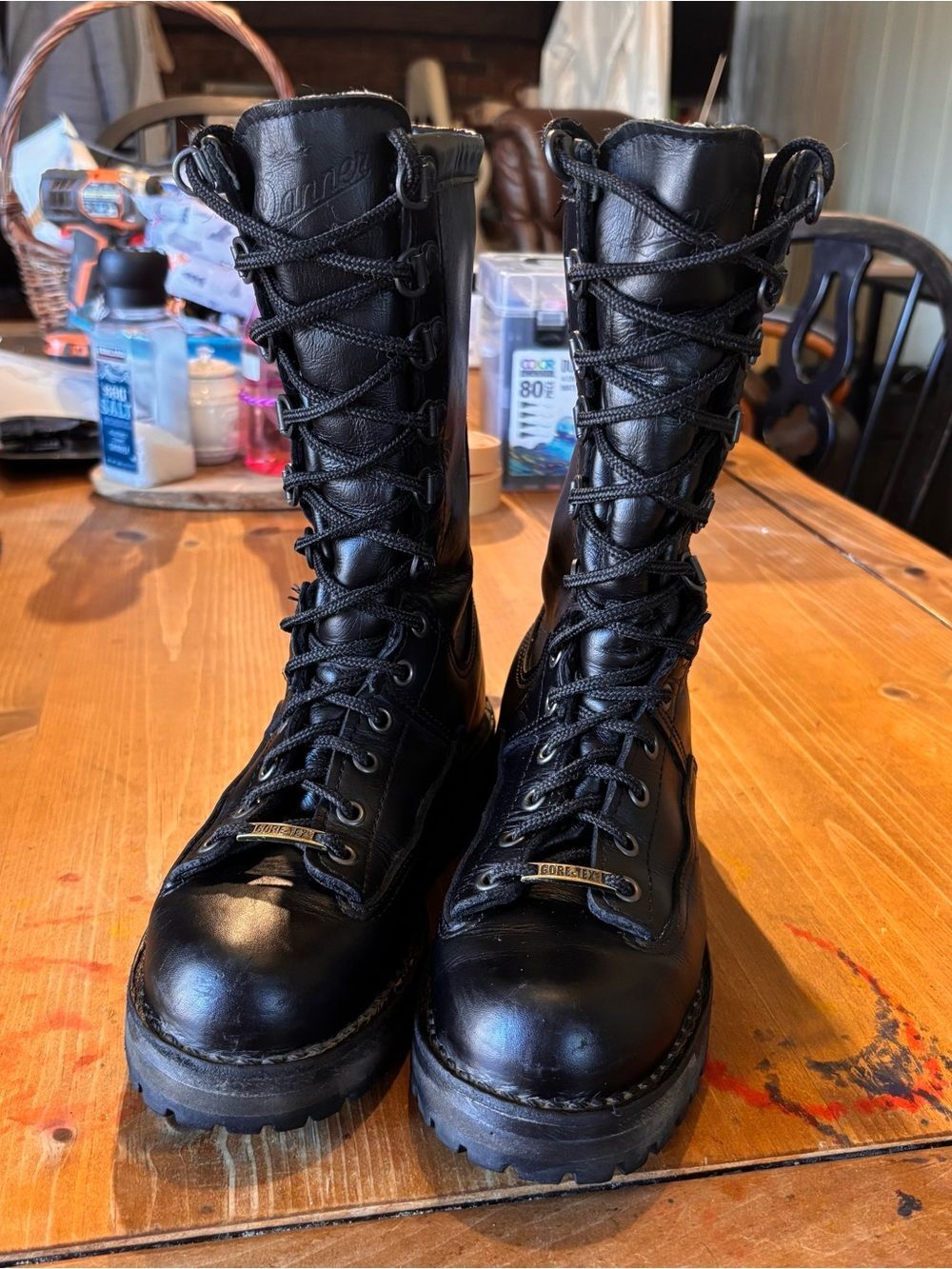 Danner womens Ft Lewis 10” waterproof leather tactical boots black 7M